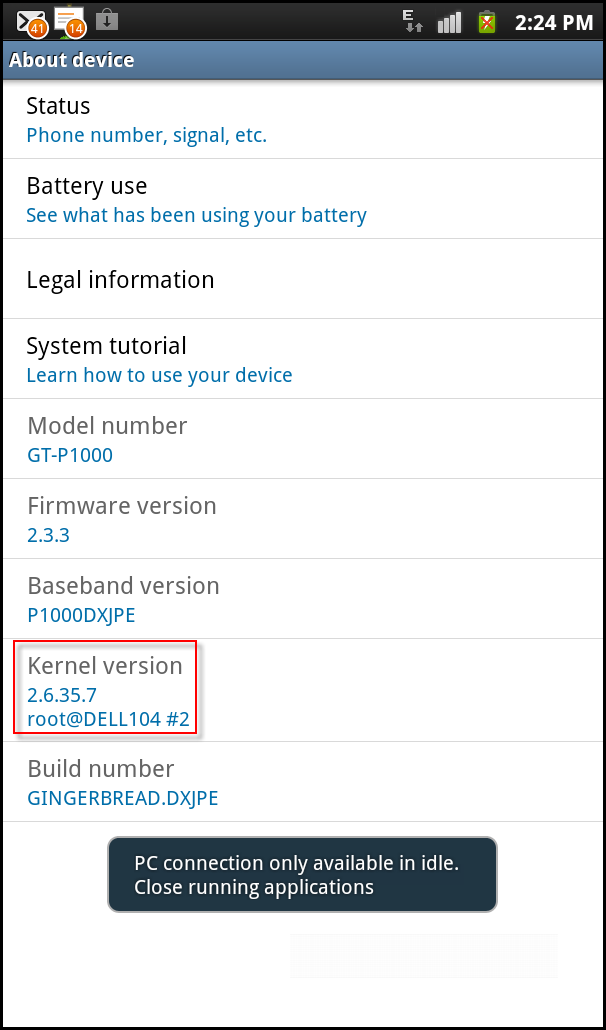 How To Root Samsung Galaxy Tab P1000 Running Google Android 2.3.3 Gingerbread