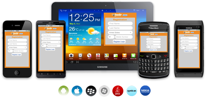 Mobile Phone jaxtrSMS